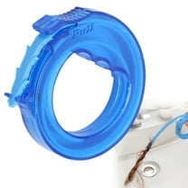 Kingtowag Flexible Drain Hair Catcher, Sink Cleaner, 17" Flexible Drain Hair Remover Tool, Rotating Barbed Pipe Snake Cleaner, Bathroom Sink Clog Extraction Hook (#A)