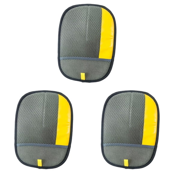 Kingtowag Hair Removal Gloves Gray, Pet Double Grooming Gloves Anti Static Pet Hair Remover, Pet Grooming Gloves Anti-Static Dual-Side Use for Cats & Dogs