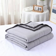 Kingtowag Ice Blanket for All Season Lightweight Summer Cooler Quilt for Hot Sleepers and Night Sweats Cooler Comforter Double Cold Effect Blanket Cooler Fiber Soft Blanke, Blanket X1