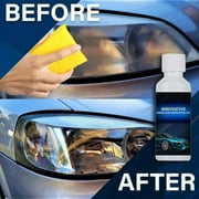 Kingtowag Kit Cleaning Renewals Liquid Car Headlight Polish 20Ml Headlight Cleaning Supplies, 1 Bottle of Cleaning Fluid, Cleaning Supplies, Deals of the Day Clearance