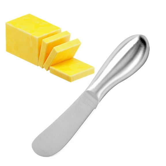 Kingtowag Stainless Steel Cheese Cutter Spreader, Stainless Steel Butter Spreader, Multi-Purpose for Cheese, Easy Clean Handy Assistant.