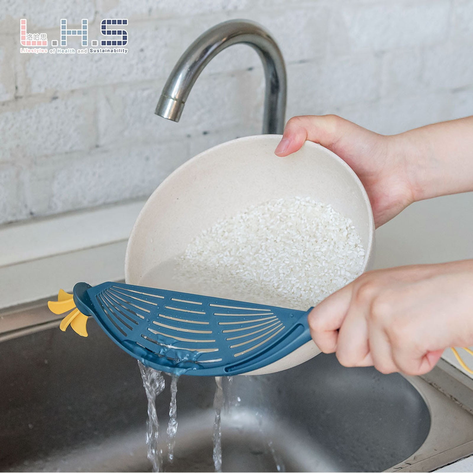 Kingtowag (Strainer for Rice Washing), Small Hole Rice Sieve, Rice ...