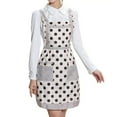 thumbnail image 1 of Kingtowag Waterproof Apron Princess Polka Dot, Thickened Double-Layer Princess Apron, Oil-Resistant and Reusable for Kitchen and Cleaning Tasks, 1 of 9