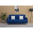 thumbnail image 1 of Kingway Furniture Armeni Velvet Living Room Sofa in Blue, 1 of 1