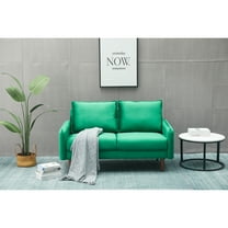 Kingway Furniture Aurora Velvet Living Room Loveseat in Green