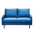 thumbnail image 1 of Kingway Furniture Hambrok Velvet Living Room Sofa in Space Blue, 1 of 8
