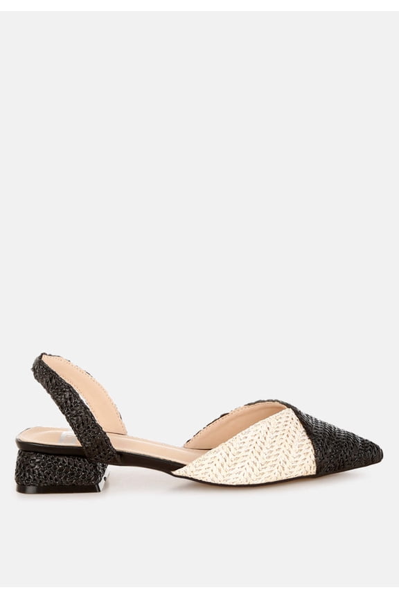 Kinjay Pointy Toe Slingback Sandals