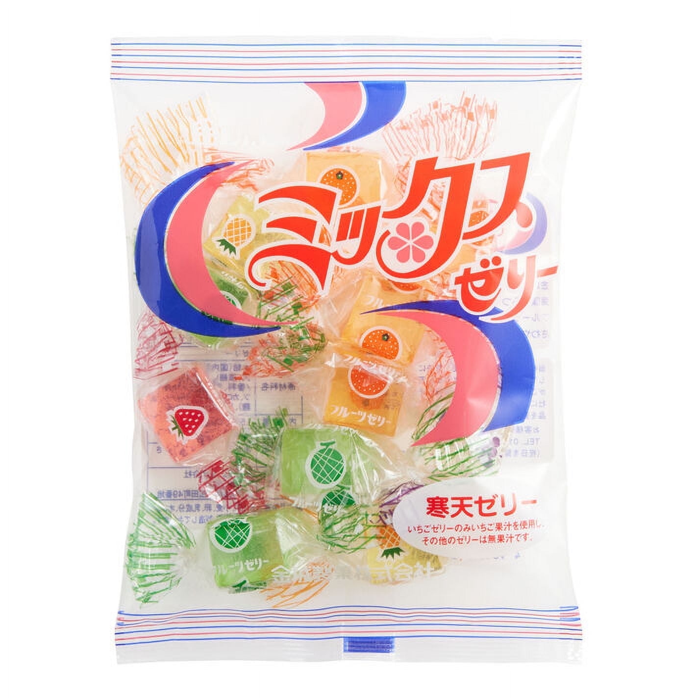 Kinjyo Mixed Fruit Assorted Jelly Candy Bag 5.29 oz 2 each