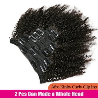 Mongolian Afro Kinky Curly Human Hair Bulk For Braiding No Weft Kinky Curly  Human Hair Bundles Extensions For Black Women 100g (18inch)