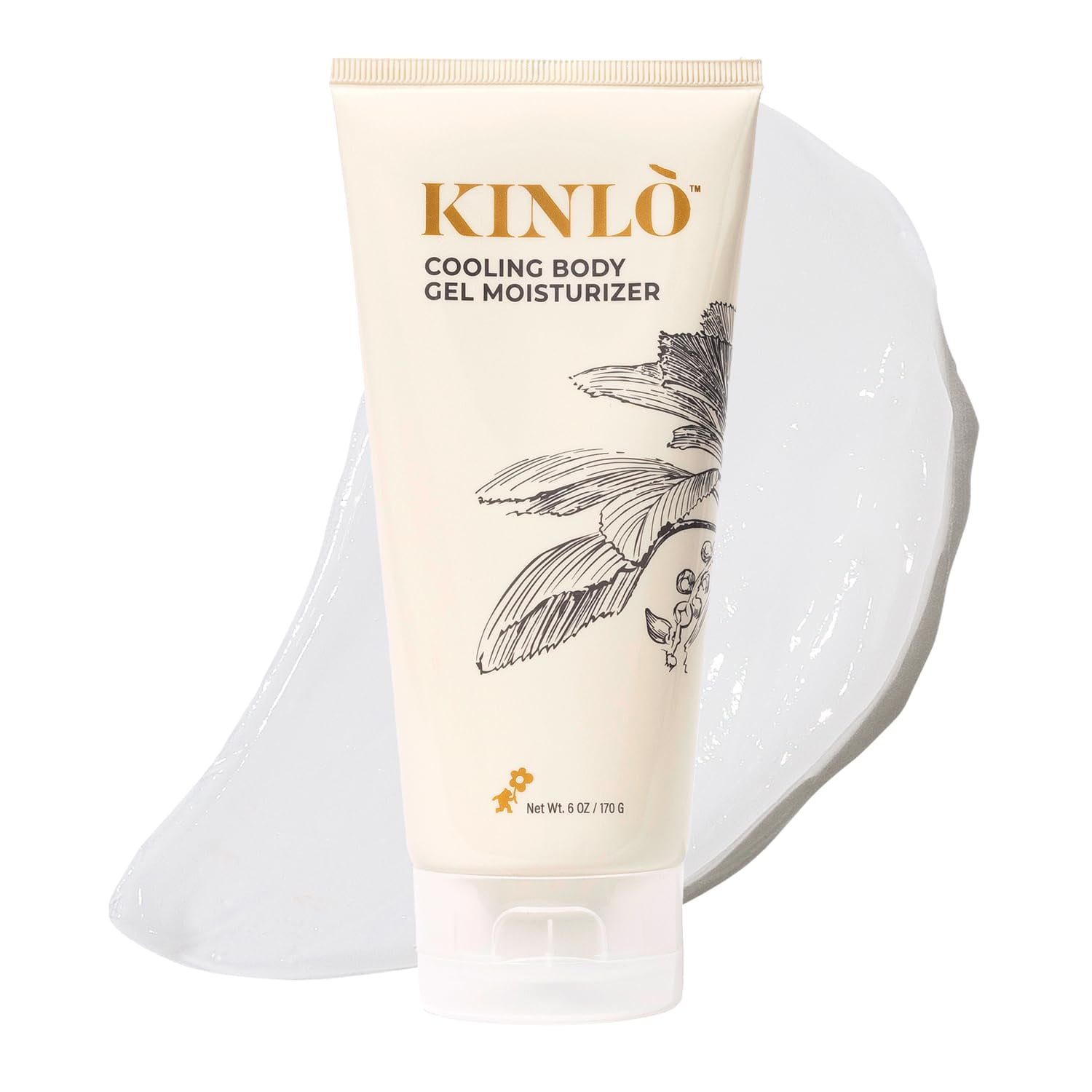 Kinlo Cooling Body Gel Moisturizer 6oz Aloe vera gel Cooling