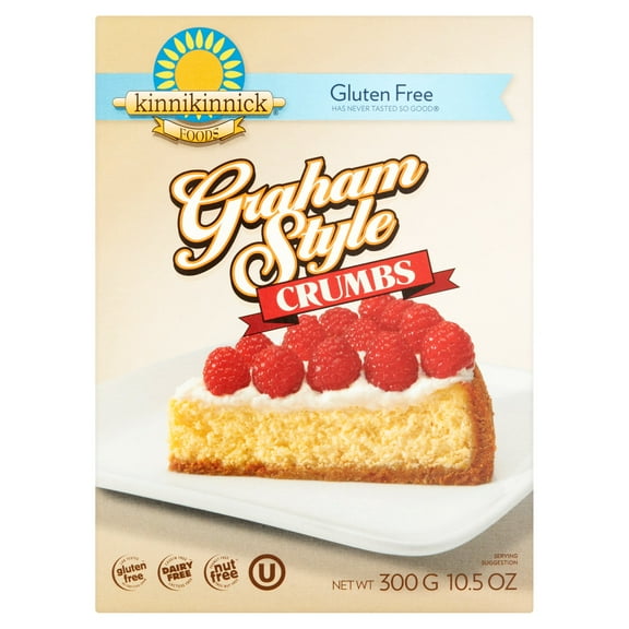 Kinnikinnick Crumbs Graham Style,10.5 oz (Pack of 6)