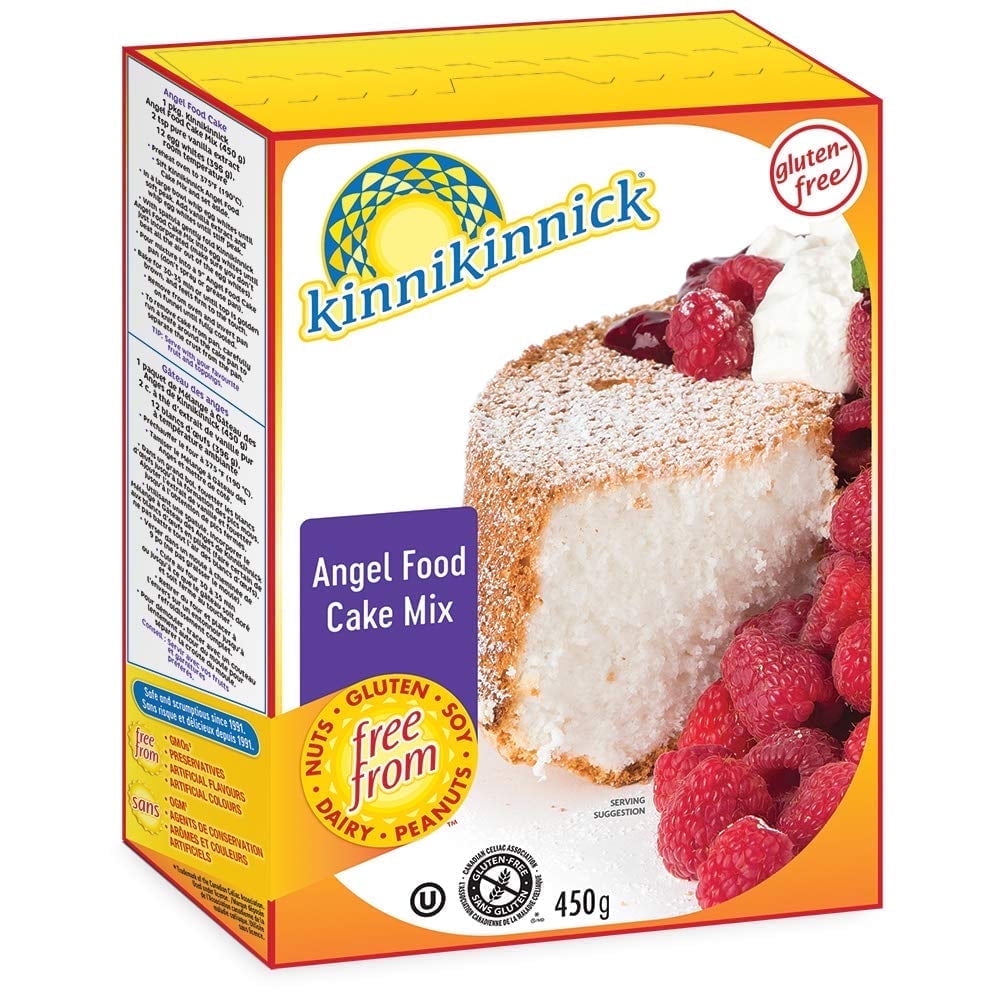 Kinnikinnick Foods Cake Mix Gluten Free Angel Food 16 oz Pack of 2