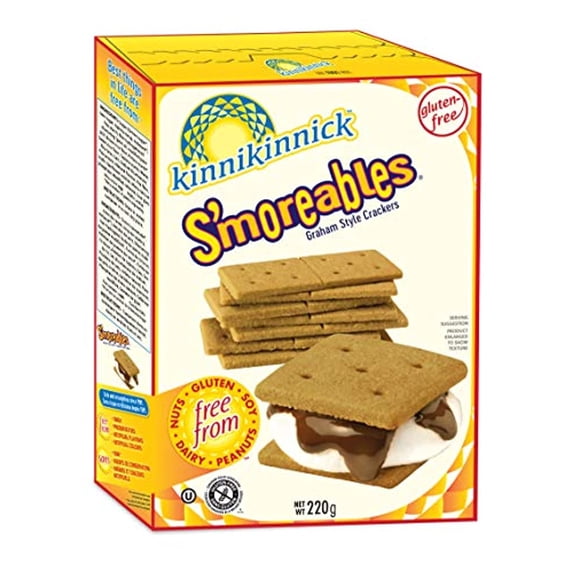 Kinnikinnick Foods S'moreables Graham Crackers, 8 oz, (Pack of 6)
