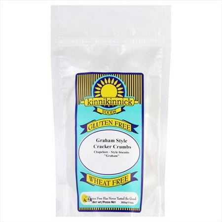 Kinnikinnick Gluten Free Graham Style Crumbs -Pack of 6