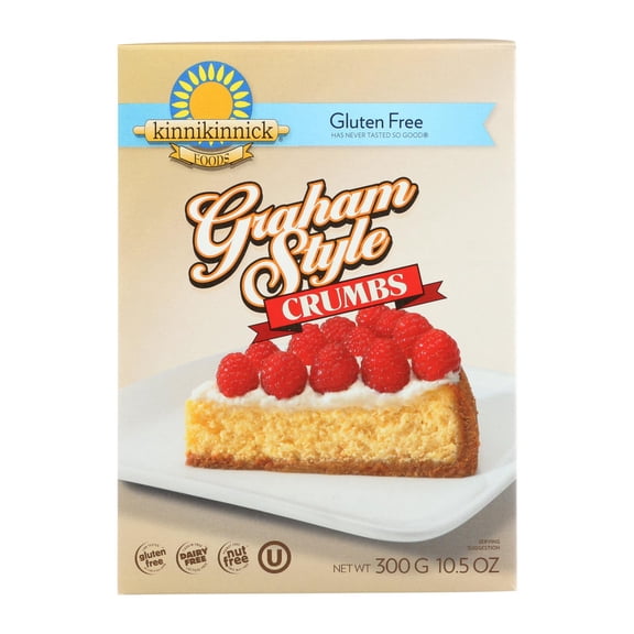 Kinnikinnick Graham Style Crumbs - 10.5 oz, Case of 6