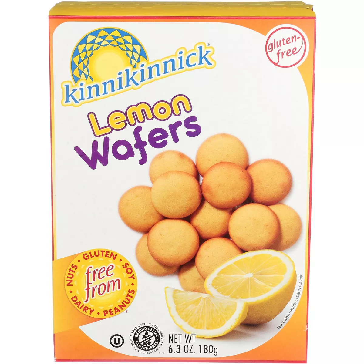 Kin Toffee Lemon Kinnikinnick Lemon Wafers 6.3 oz (Pack Of 6) - Walmart.com