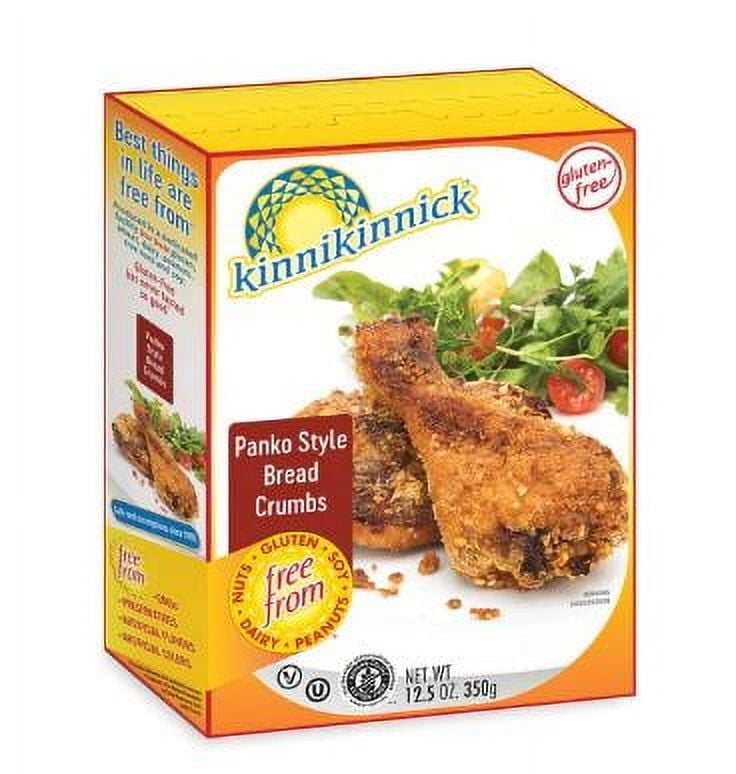 Kinnikinnick Panko Style Bread Crumbs Gluten Free 12.5 oz Pack of 3