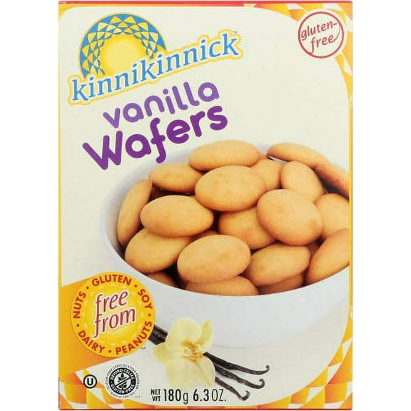 Kinnikinnick Vanilla Wafers,2 pack, 6.3 Ounce