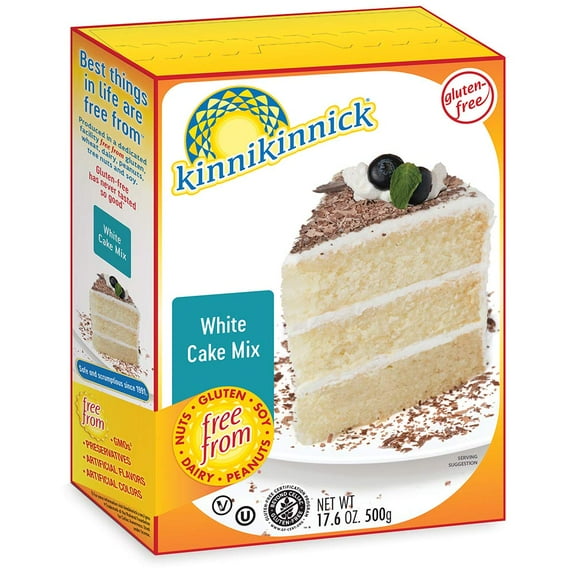 Kinnikinnick White Cake Mix 17.6 oz (Pack Of 6)