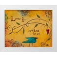 thumbnail image 1 of Kinnison, Carolyn 18x15 White Modern Wood Framed Museum Art Print Titled - Love is Spoken Here, 1 of 4