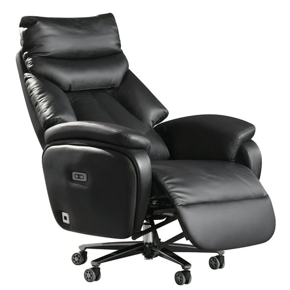 Kinnls Coast Fully Reclining Modern Minimalist Ergonomic Office Chair (Black）
