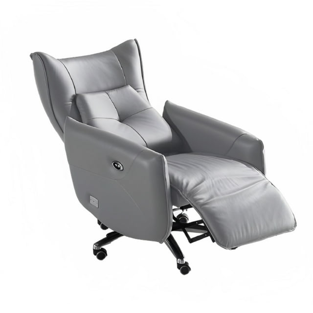 Kinnls Electric Elijah Power Recliner Executive Leather Office Chair