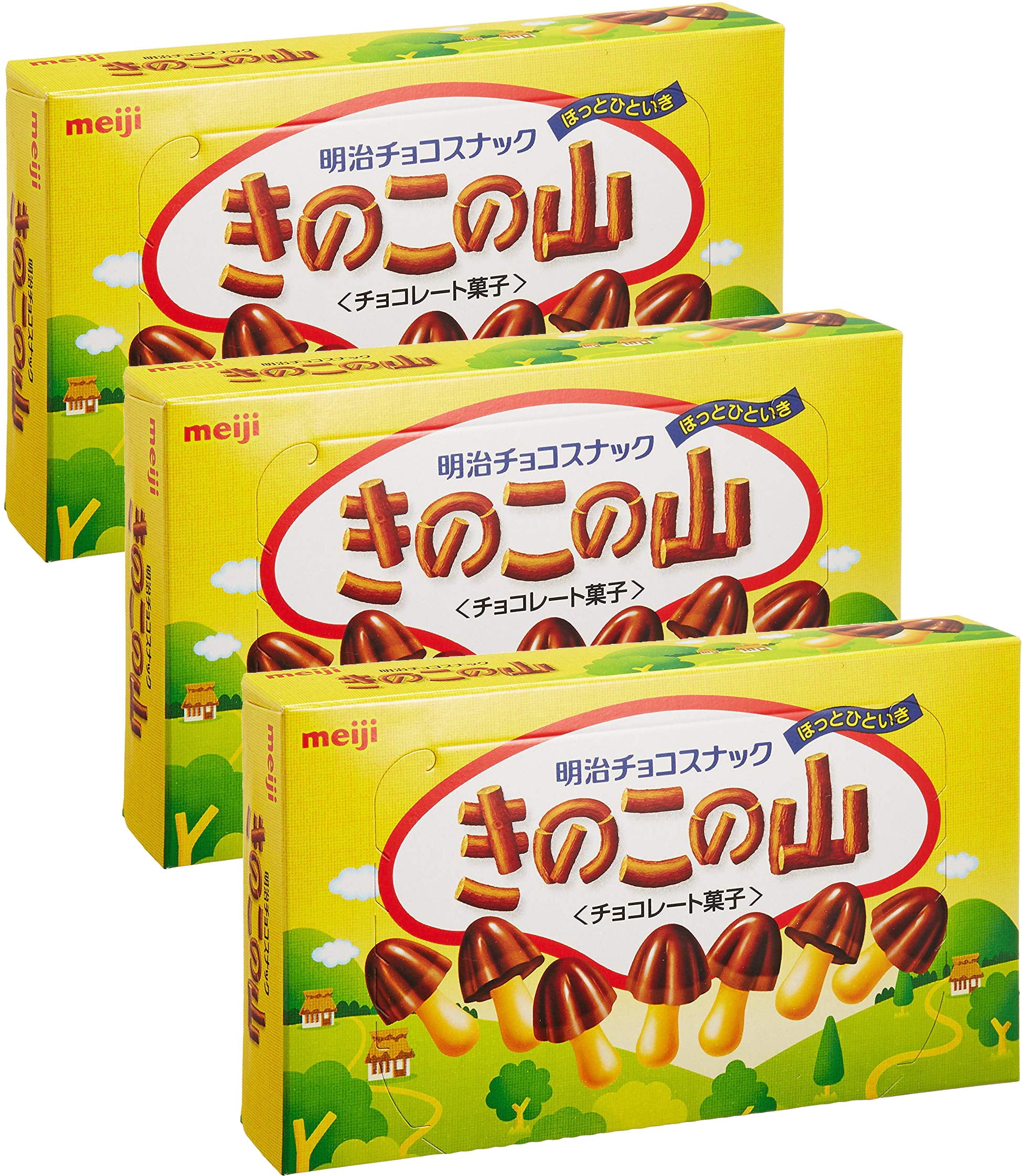 Kinoko No Yama (Chocolate CI30&nbsp;Snack) - 3.1oz [Pack of 3]