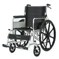 thumbnail image 1 of Kinriz Wheelchairs, Ultra-Lightweight Wheelchair, Comfortable Folding Wheelchair with Swing-Back, Black, 1 of 4