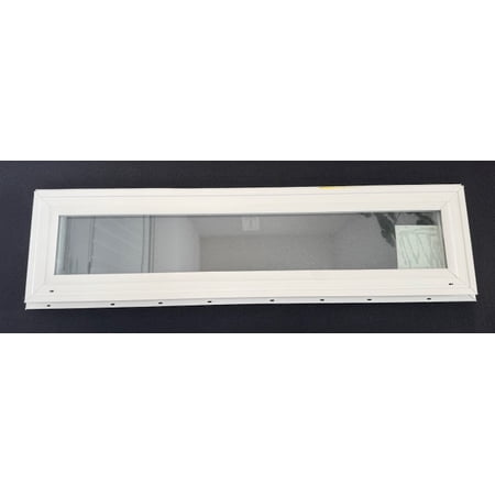 Kinro Vinyl Mobile Home Window 36" x8 " Obscured Fixed Double Pane Glass
