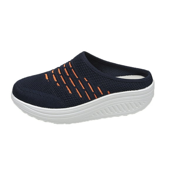 Kinrui Comfortable Sandals for Women Fashion Women Casual Round Head Comfy Slippers Beach Casual Slipsole Shoes