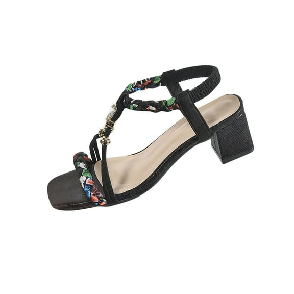 Kinrui Dress Sandals for Women Fashion Women Casual Round Head Comfy Slippers Beach Casual Slippers Shoes