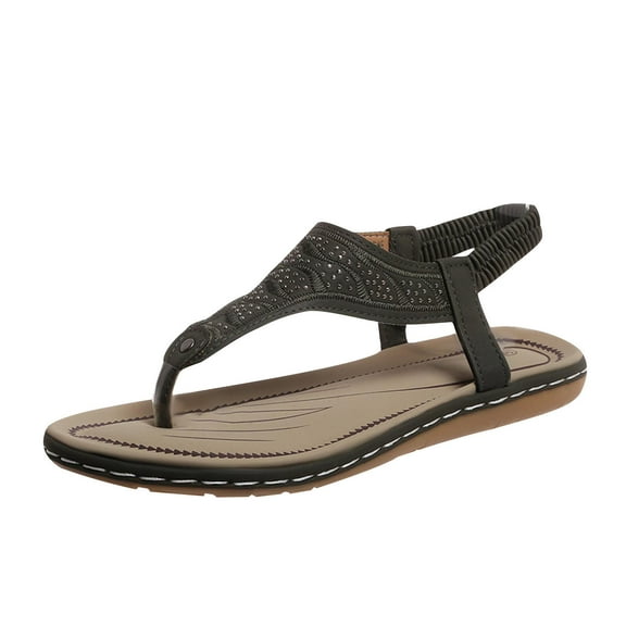 Kinrui Slide Sandals for Women Fashion Women Low Heels Comfy Sandals Beach Casual Shoes