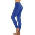 thumbnail image 1 of Kinrui Womens Workout Leggings High Waist Stretch Yoga Pant Tummy Control Bottoms Blue 2XL, 1 of 1