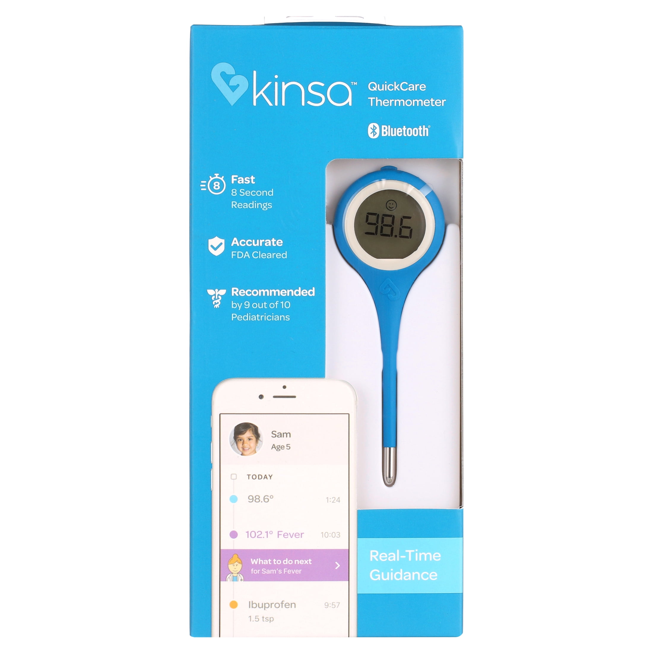 Kinsa QuickCare Bluetooth Smart Thermometer, 1 ct - Kroger