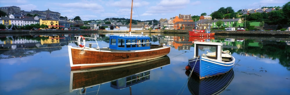Kinsale Co Cork Ireland Canvas Art - The Irish Image Collection Design Pics (34 x 11)