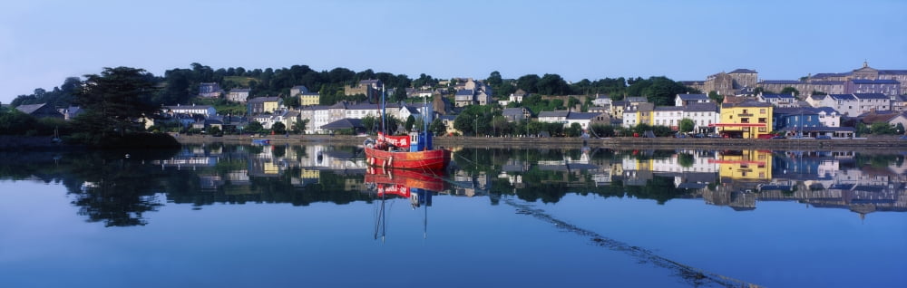 Kinsale Harbour Co Cork Ireland Canvas Art - The Irish Image Collection Design Pics (44 x 14)