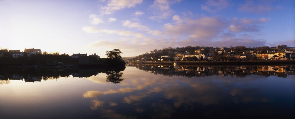 Kinsale Harbour Co Cork Ireland Canvas Art - The Irish Image Collection Design Pics (44 x 18)