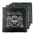 thumbnail image 1 of Kinsella Irish Coat of Arms Slate Coasters - Set of 4, 1 of 1