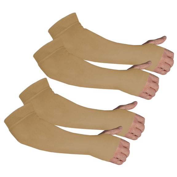 Kinship Comfort Brands Arm Skin Protector Sleeves safe from Abrasions Bruising Thin Skin Tears & Sun | 2 Pair