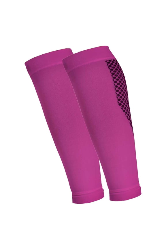 Calf Compression Sleeves for Men & Women | Leg Compression Support for Running | Pain relief from Shin Splints, Lymphedema, Neuropathy & Varicose Veins | Footless | 1 Pair