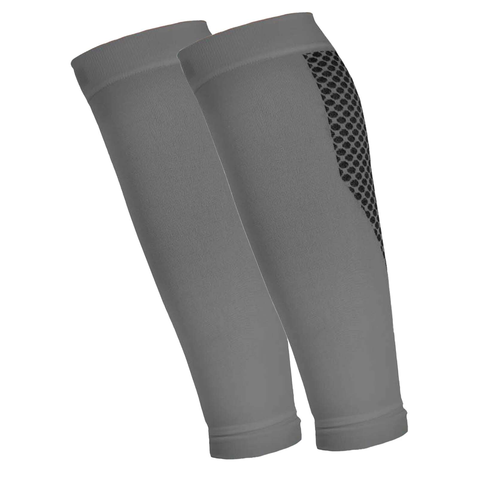 Calf Compression Leg Sleeves - Football Leg Sleeves for Adult Athletes -  Shin Splint Support-White