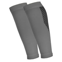 Kinship Comfort Brands Calf Compression Sleeves for Men & Women | Leg Compression Support for Running | Pain relief from Shin Splints, Lymphedema, Neuropathy & Varicose Veins | Footless | 1 Pair