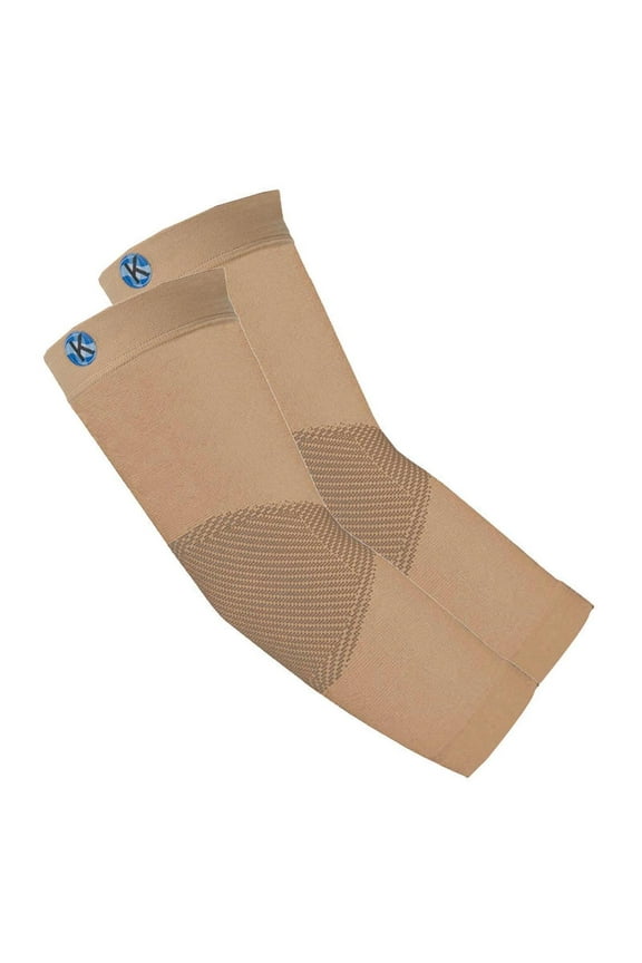 Elbow Brace Compression Support Sleeve for Tendonitis, Golfer & Tennis Elbow, Arthritis & Bursitis | Compression Support to Reduce Joint Pain | 1 Pair | Small