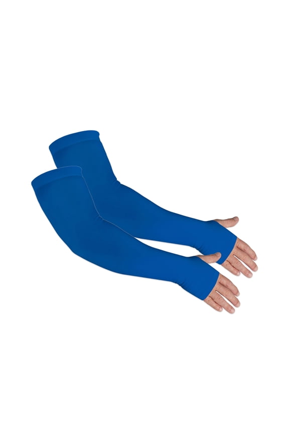 Kinship Comfort Brands UV Sun Protection Arm Sleeves for Men & Women UPF 50+ Cooling Athletic Sports Sleeve w/ Hand Coverage for Outdoor Activities Tattoo Cover Up | One Size | 1 Pair