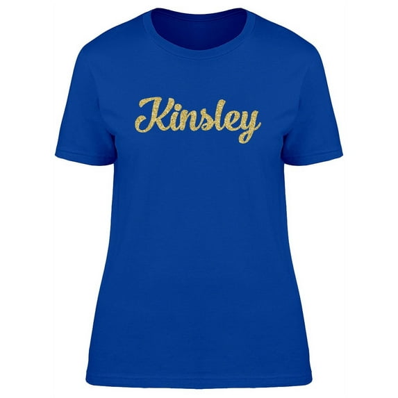 Kinsley In Gold sparkle T-Shirt Women -Image by Shutterstock, Female Medium
