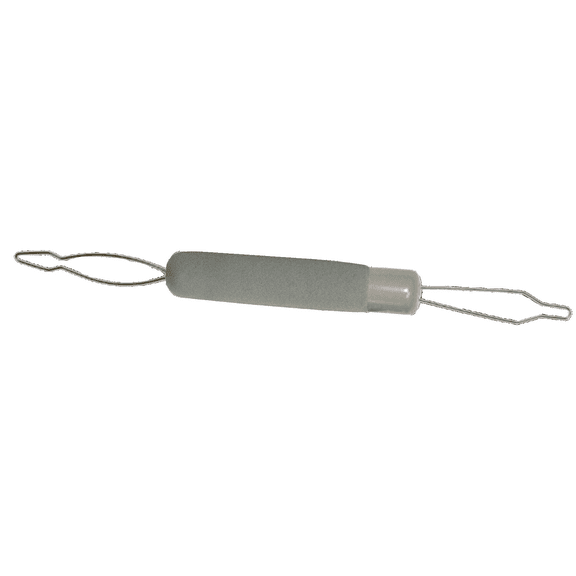 Kinsman Dual Ended Button Aid, Texture Grip Handle, 9-1/2" Length 30033