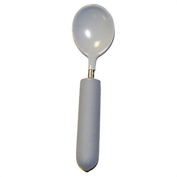 Kinsman Enterprises KNE 11357 0.87 in. Left Hand Weighted Soupspoon, Stainless Steel