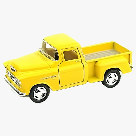 Kinsmart 1955 Chevy Stepside 3100 Pick up truck 1:32 Diecast Model Car Yellow