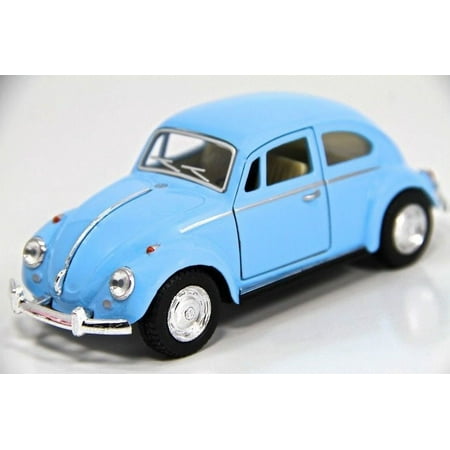 Kinsmart 1967 VW Volkswagen Beetle Diecast Model Play Vehicle, 3+ Yrs, Pastel Blue, 5"