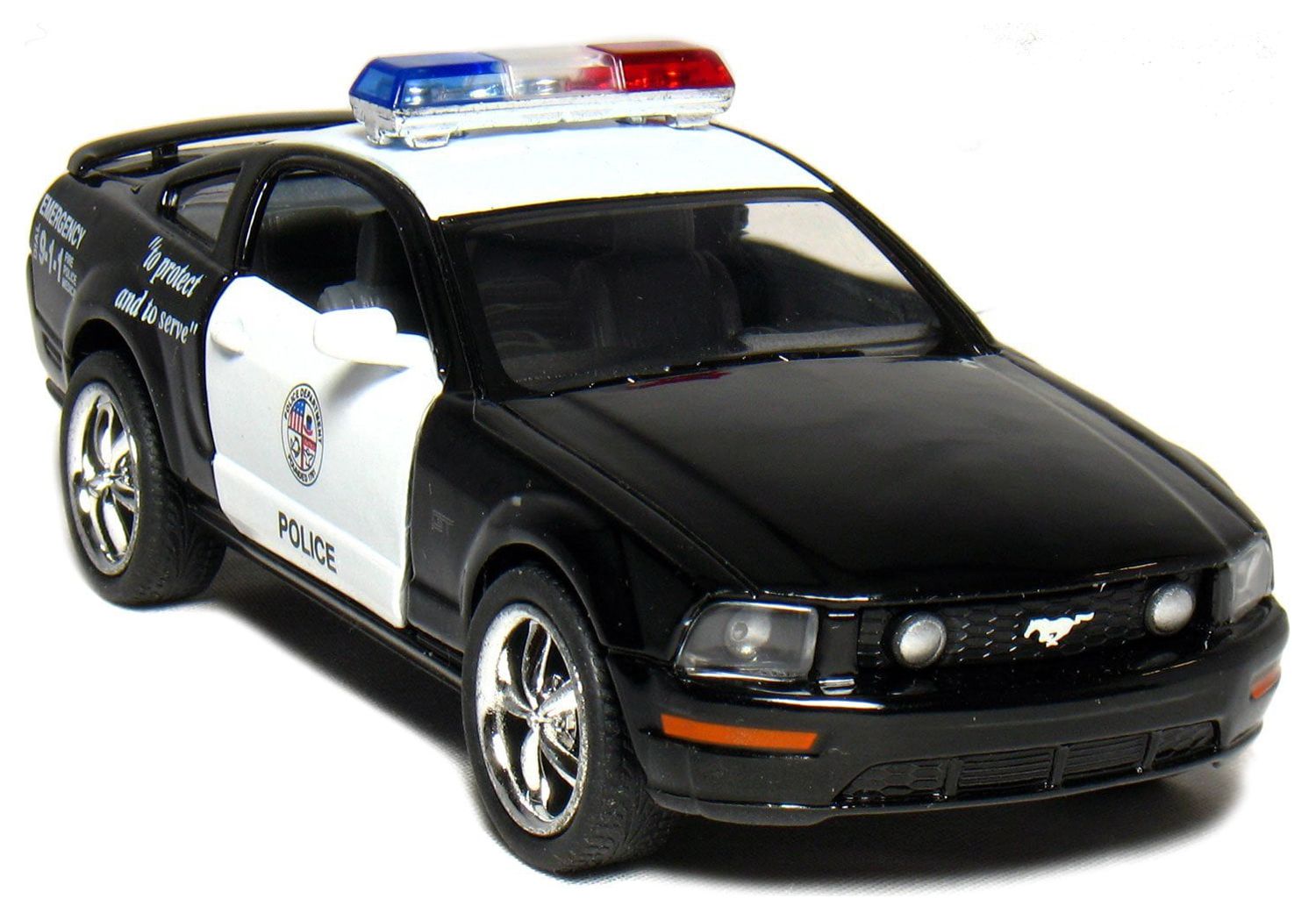 Kinsmart 2006 Ford Mustang GT Police Toy Diecast Metal Car Model 1/38 ...